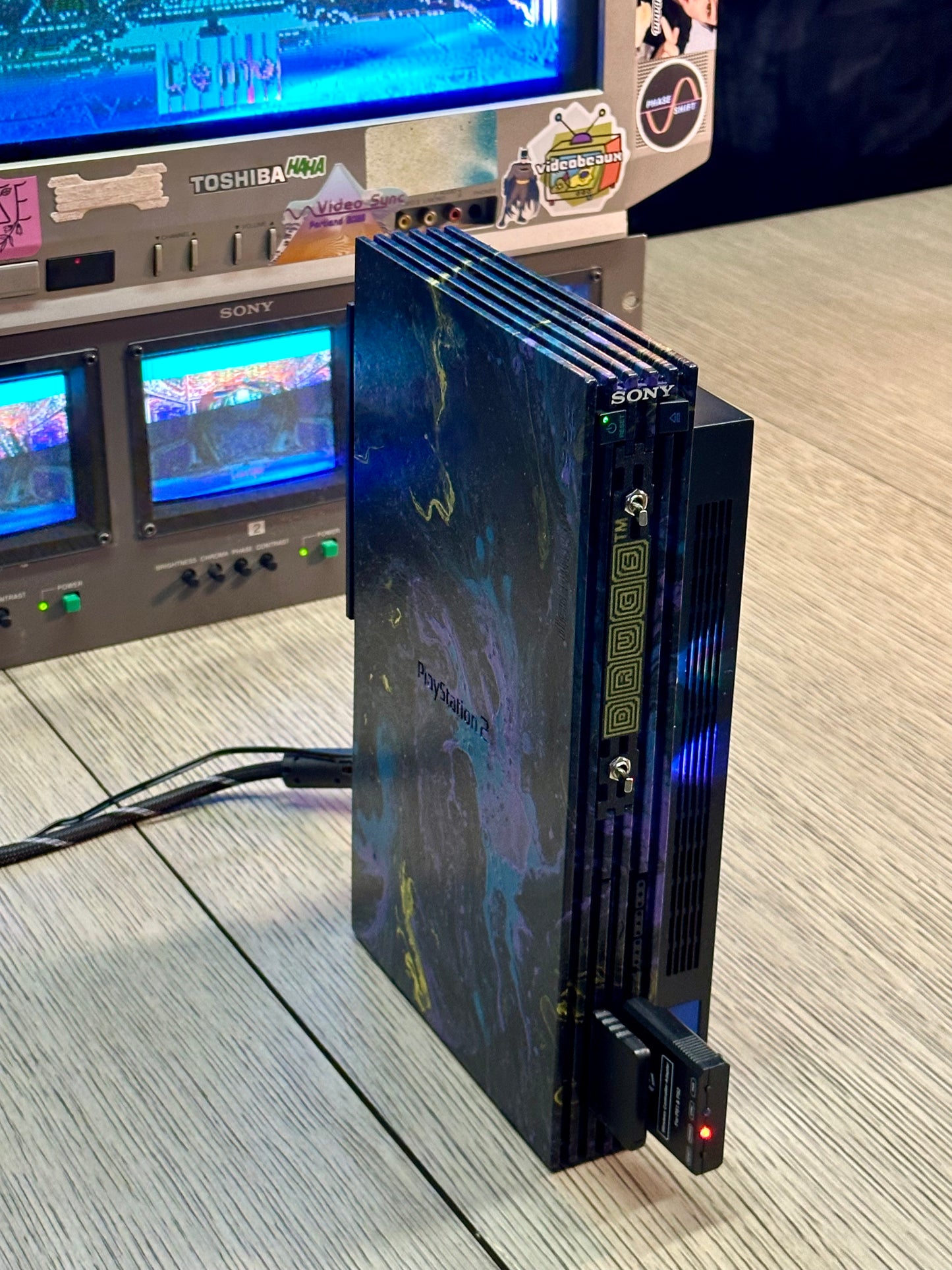 Pixel Quest Gateway - Circuit Bent PS2 by DRUGStm