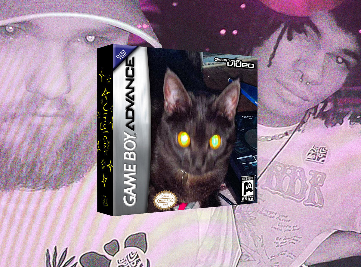 "vinylcat" by vinylcat - Limited Edition GBA Cartridge