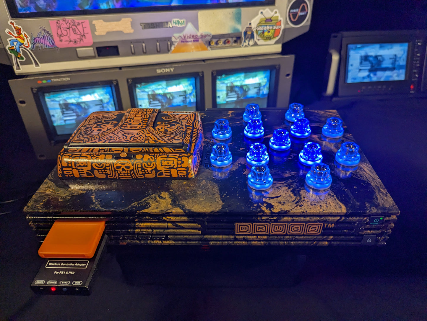 The Mayan - Circuit Bent PS2 by DRUGStm