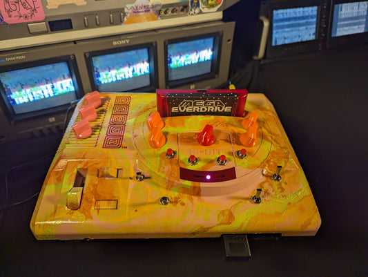 Starburst Genesynth - Circuit Bent Sega Genesis by DRUGStm