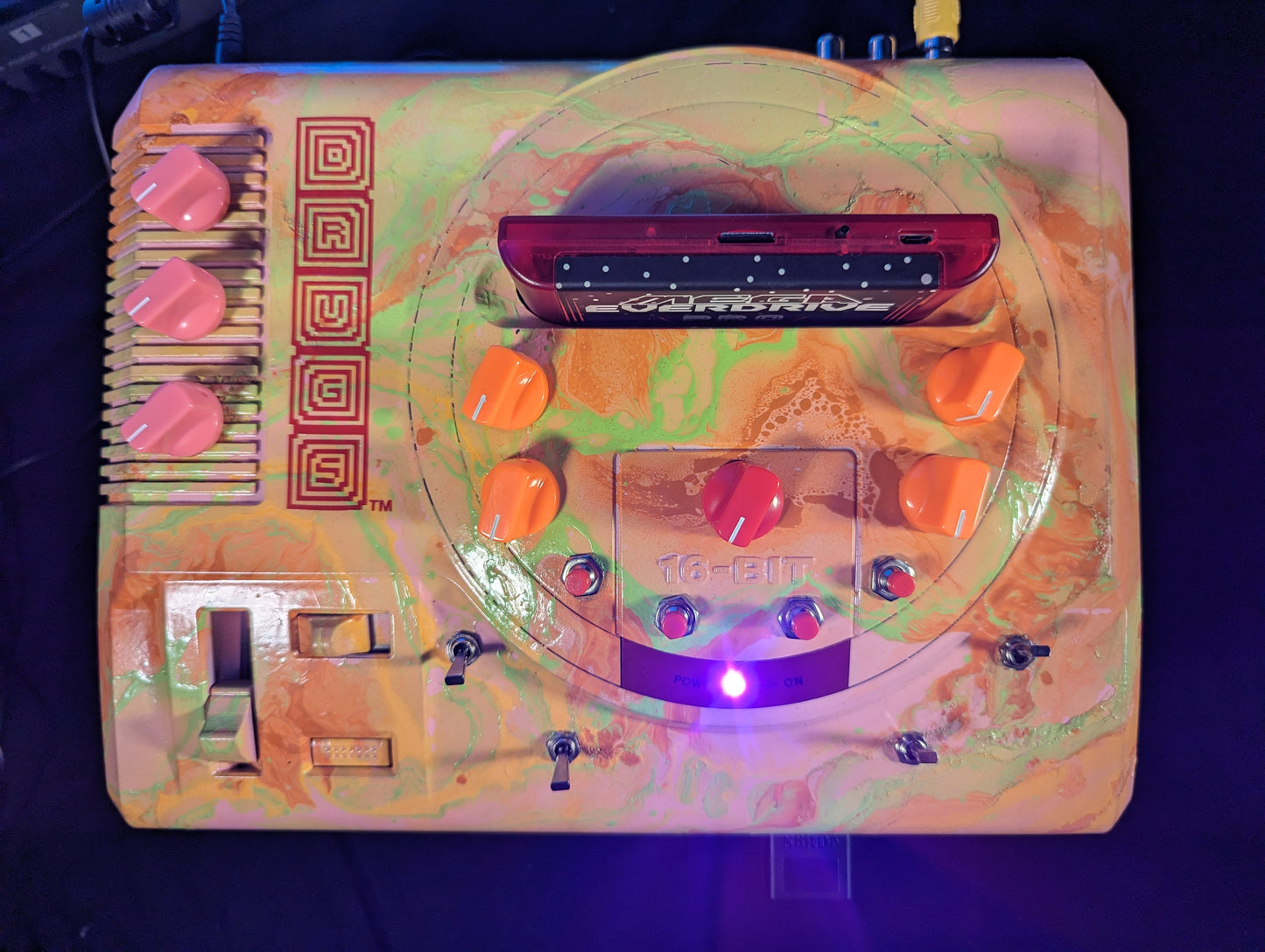 Starburst Genesynth - Circuit Bent Sega Genesis by DRUGStm