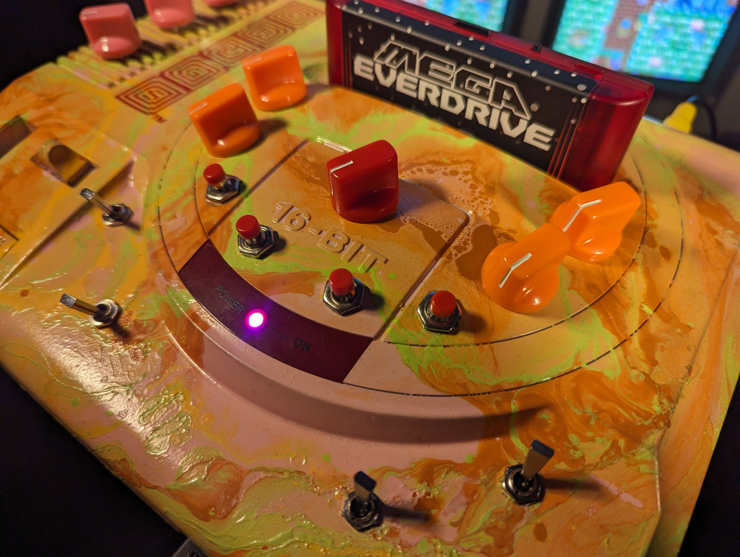 Starburst Genesynth - Circuit Bent Sega Genesis by DRUGStm