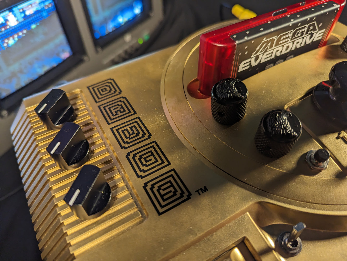 Golden Eagle Genesynth - Circuit Bent Sega Genesis by DRUGStm