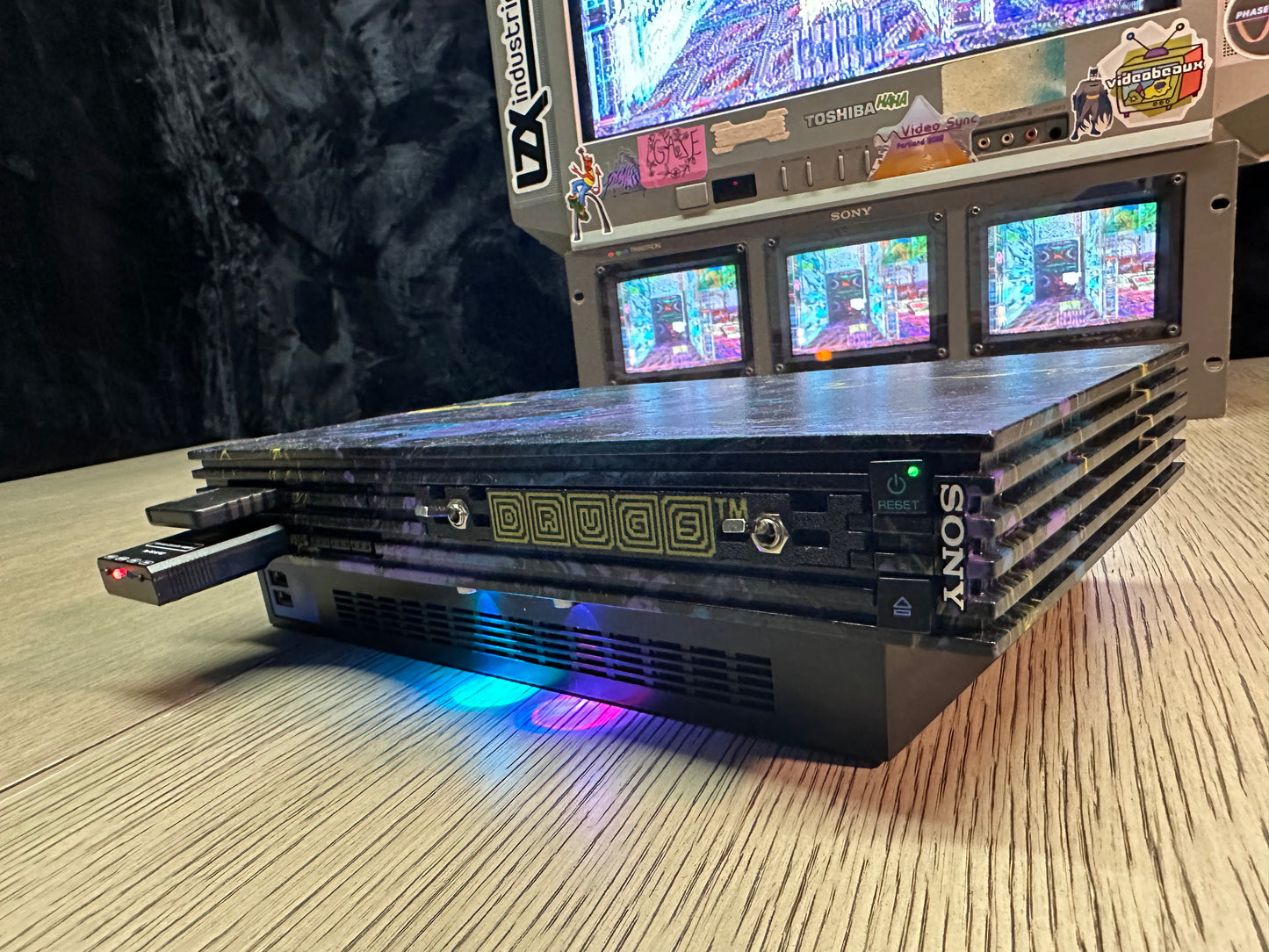 Pixel Quest Gateway - Circuit Bent PS2 by DRUGStm