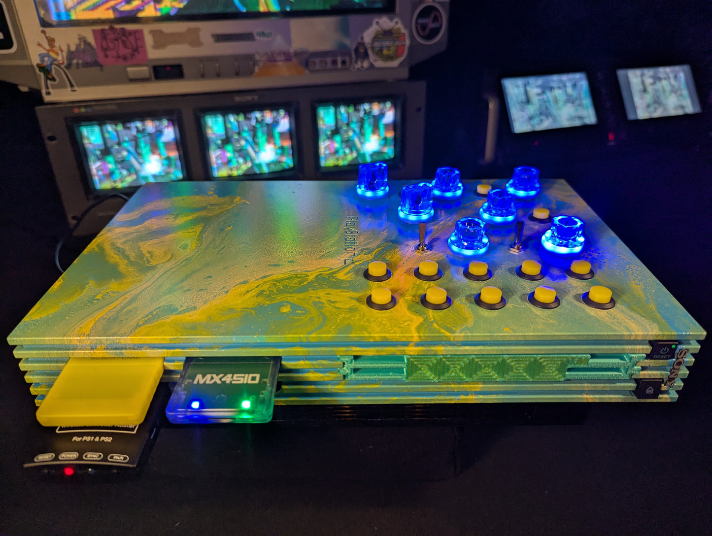 Gaia - Circuit Bent PS2 by DRUGStm