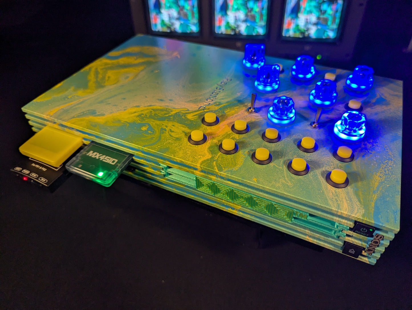 Gaia - Circuit Bent PS2 by DRUGStm