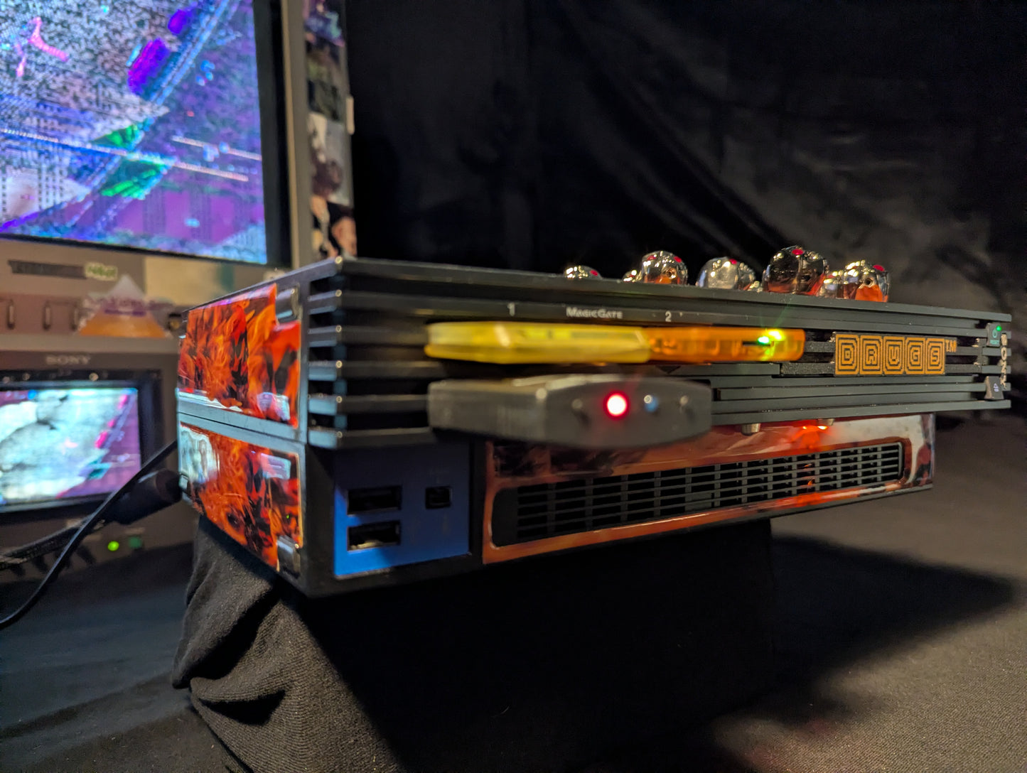 Ghost Rider - Circuit Bent PS2 by DRUGStm