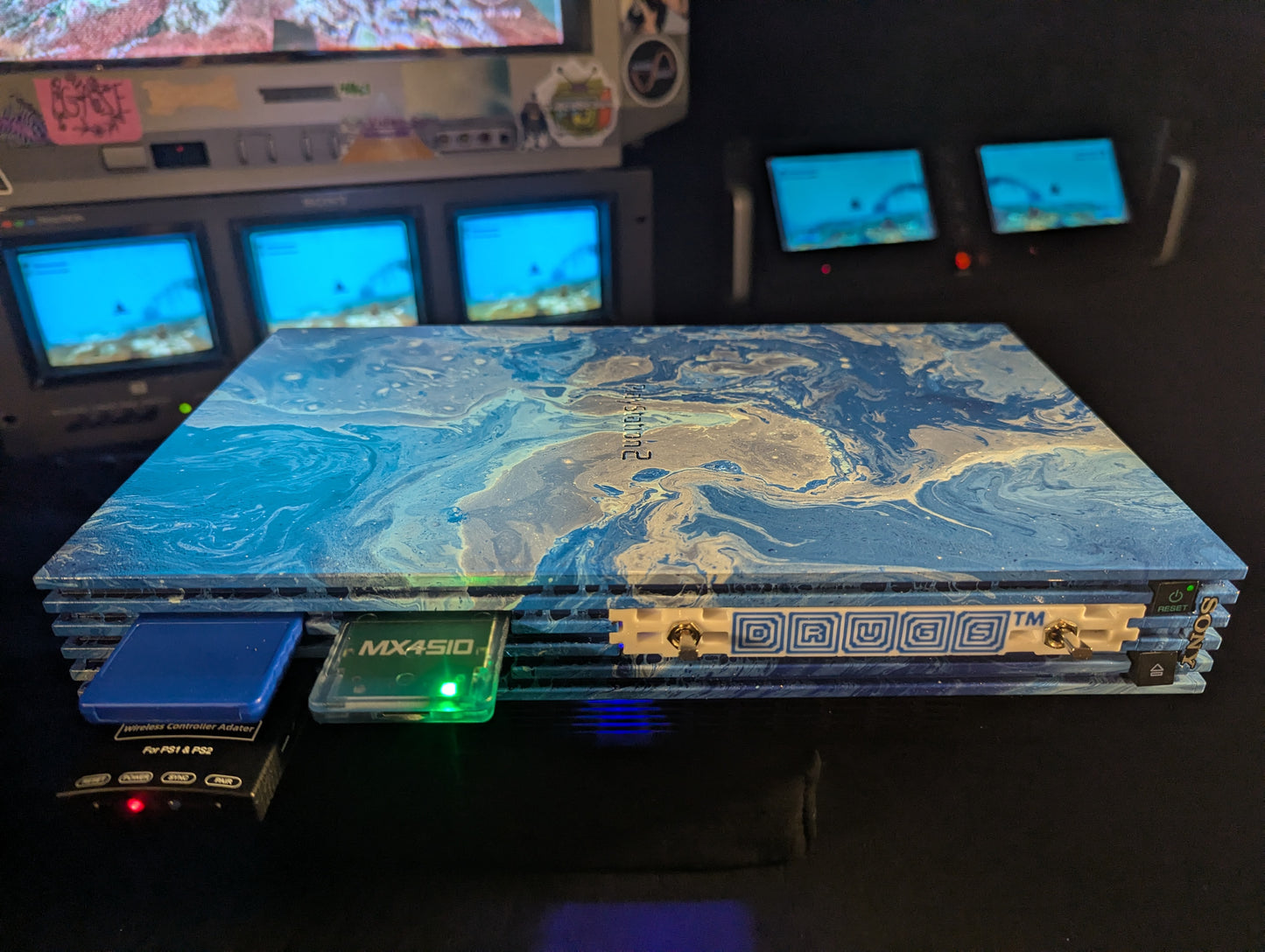Glacier Gateway - Circuit Bent PS2 by DRUGStm