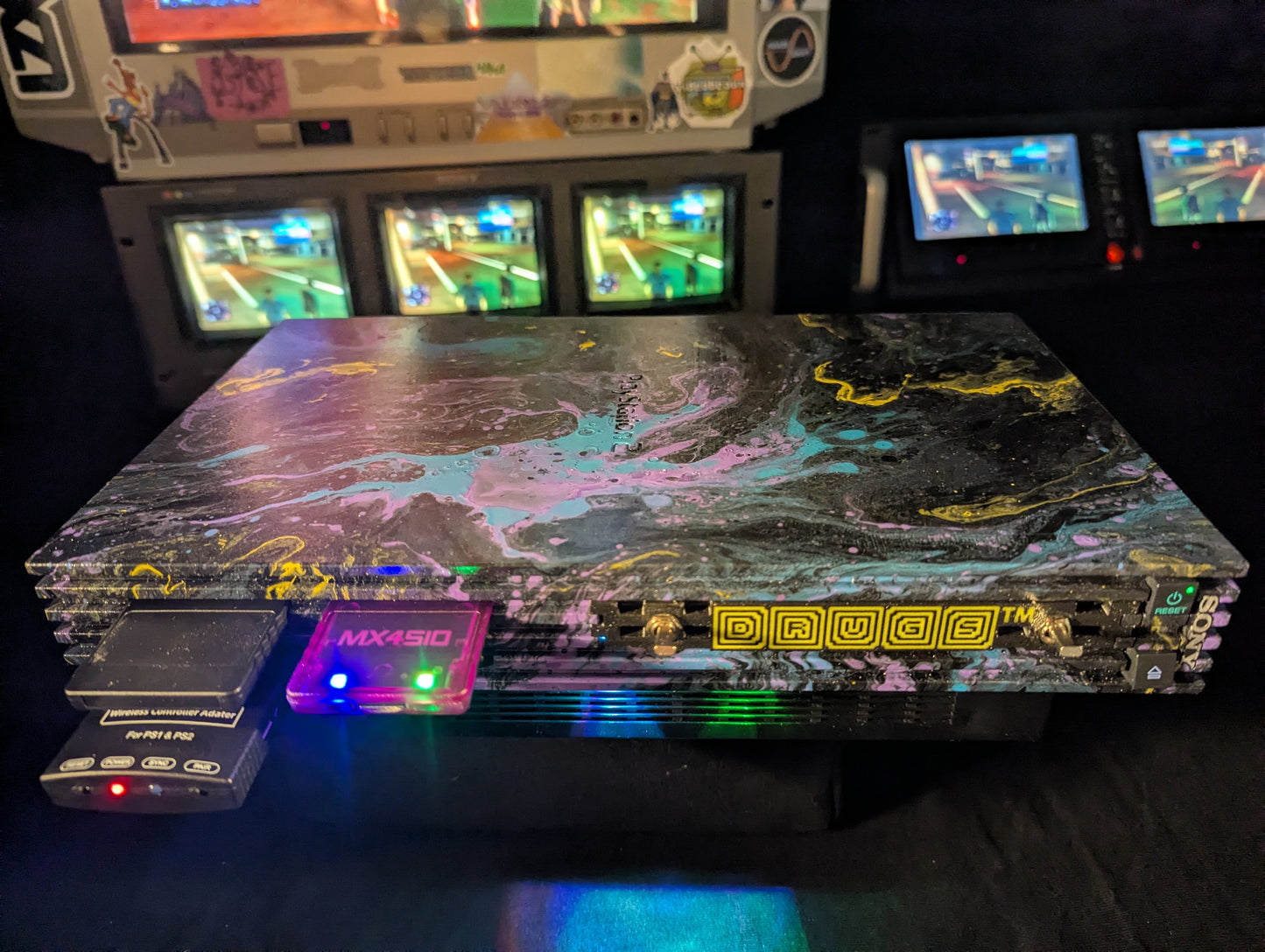 Pixel Quest Gateway - Circuit Bent PS2 by DRUGStm