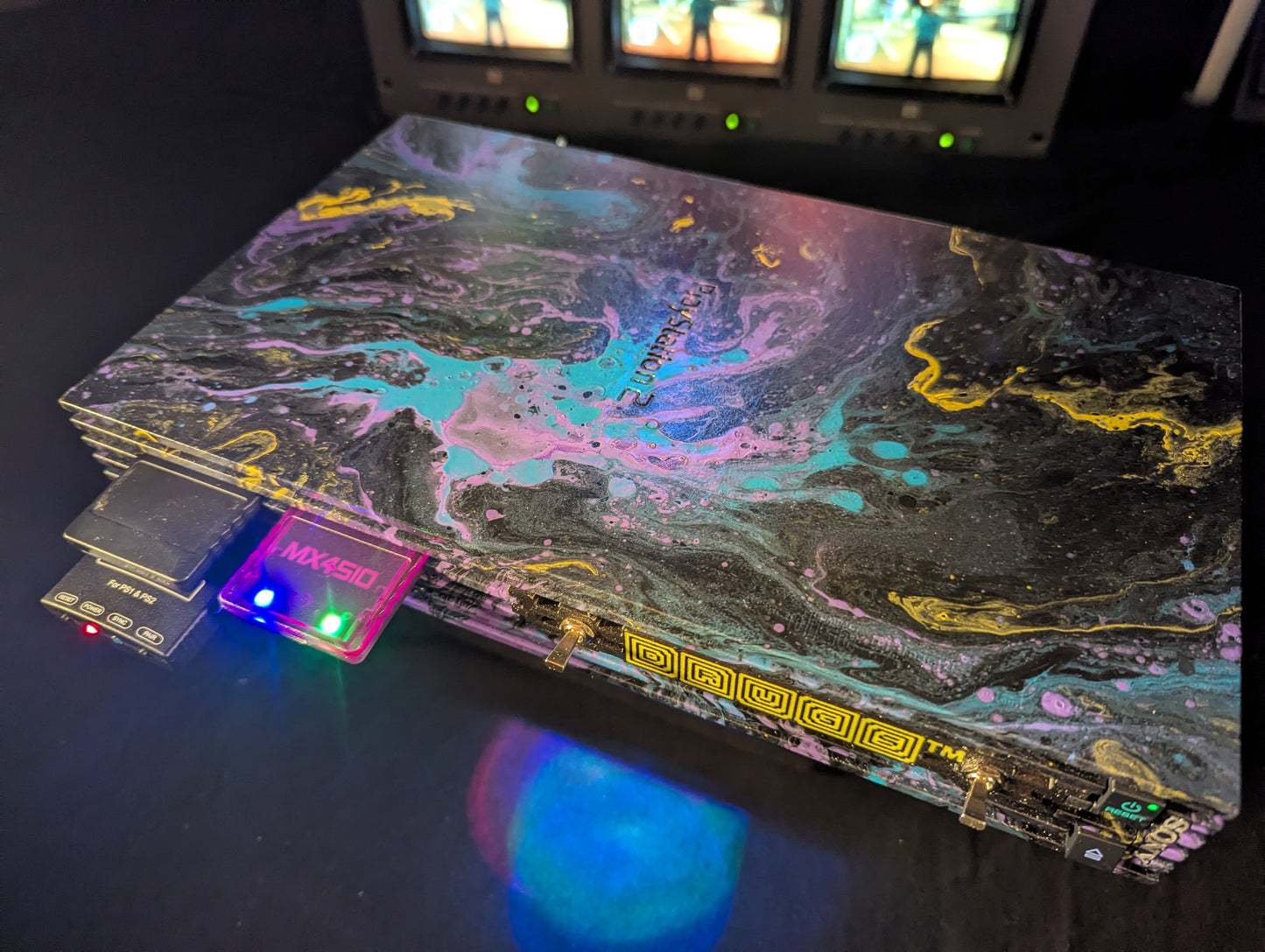 Pixel Quest Gateway - Circuit Bent PS2 by DRUGStm