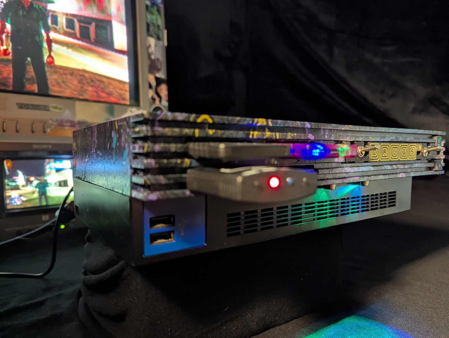 Pixel Quest Gateway - Circuit Bent PS2 by DRUGStm