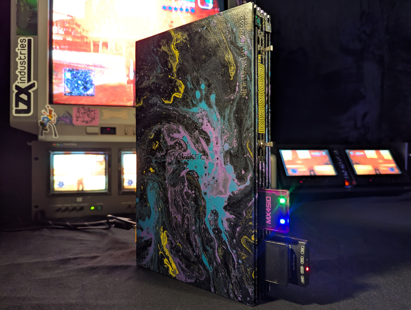 Pixel Quest Gateway - Circuit Bent PS2 by DRUGStm