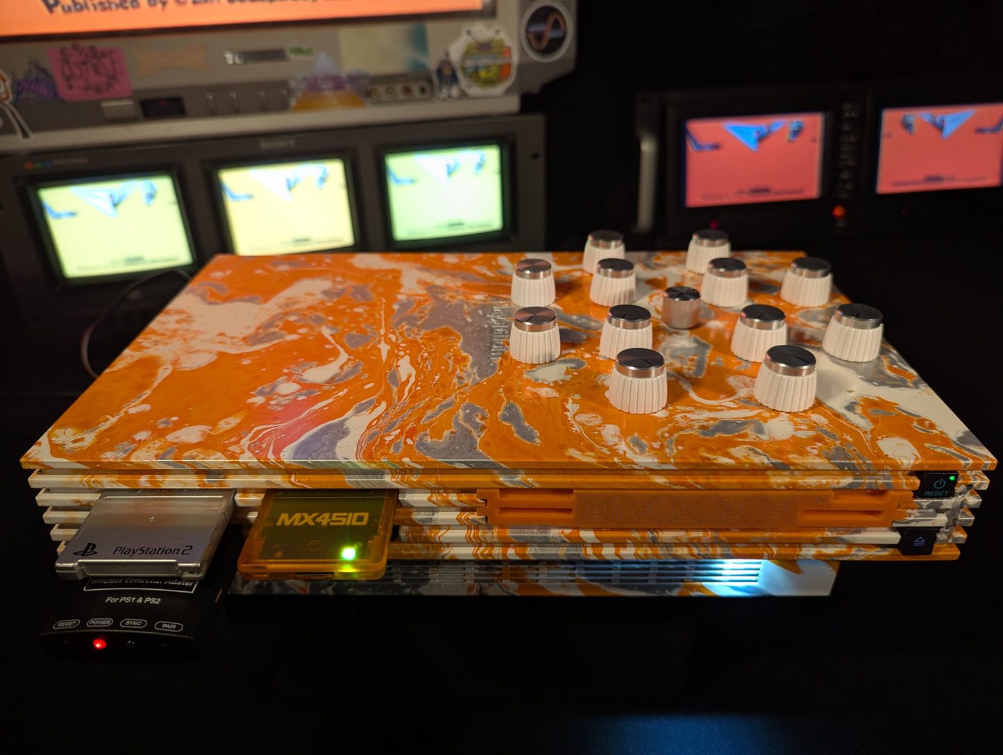 Dreamsicle Bomb - Circuit Bent PS2 by DRUGStm