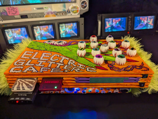 Electric Glitter Cafe - Circuit Bent PS2 by DRUGStm