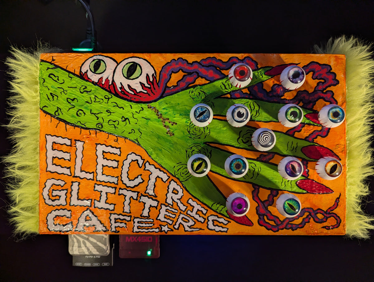 Electric Glitter Cafe - Circuit Bent PS2 by DRUGStm