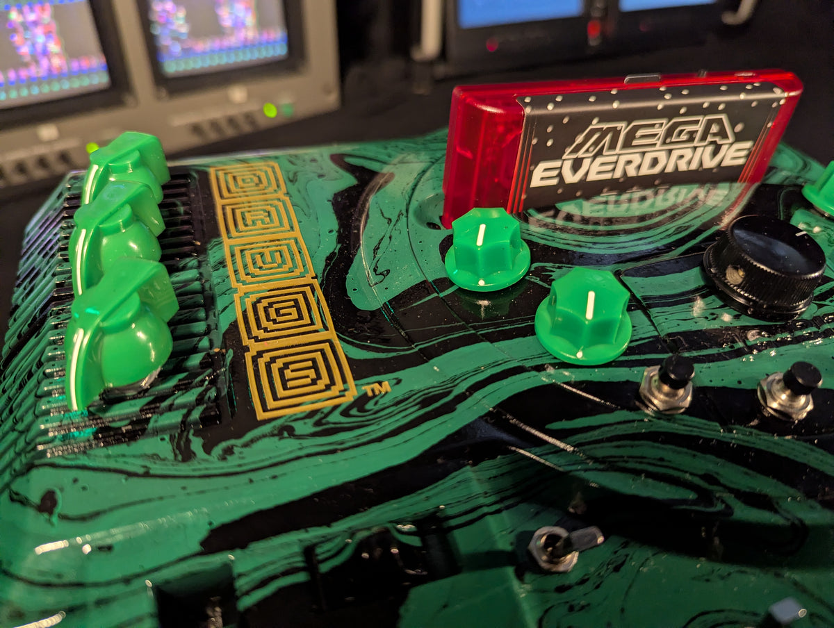 Malachite Genesynth - Circuit Bent Sega Genesis by DRUGStm