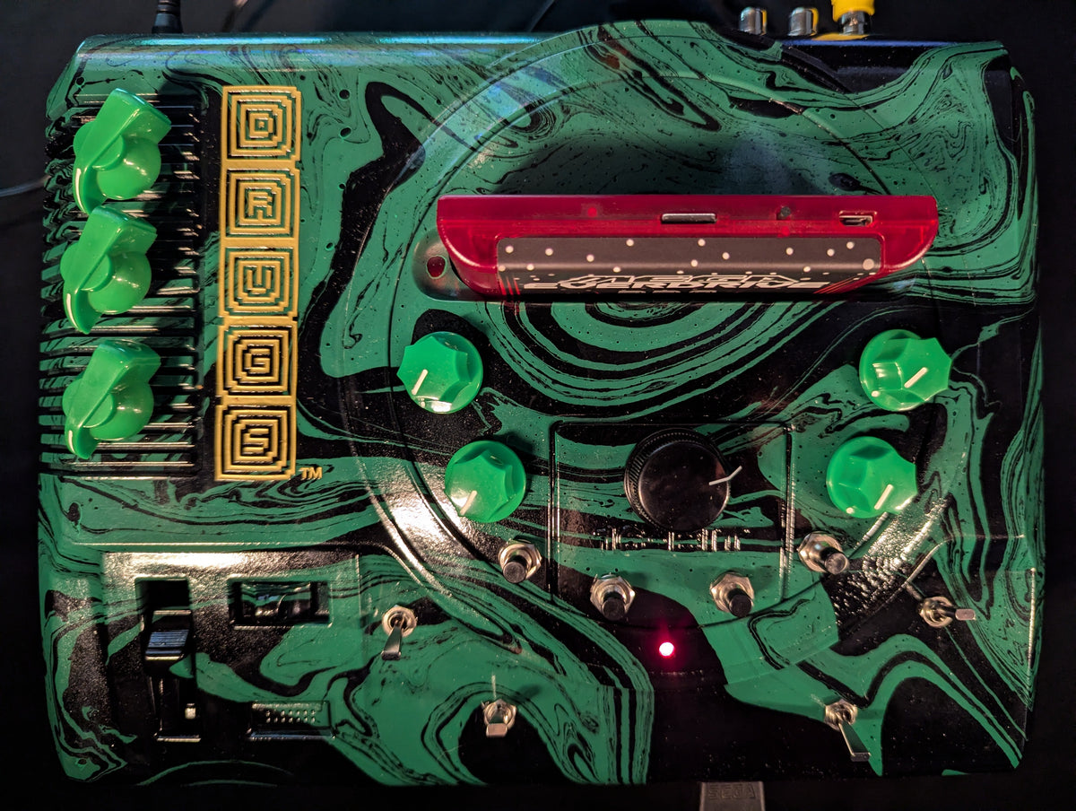 Malachite Genesynth - Circuit Bent Sega Genesis by DRUGStm